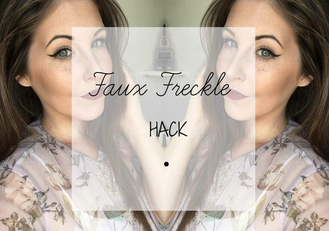 The faux freckle hack everyone is talking about