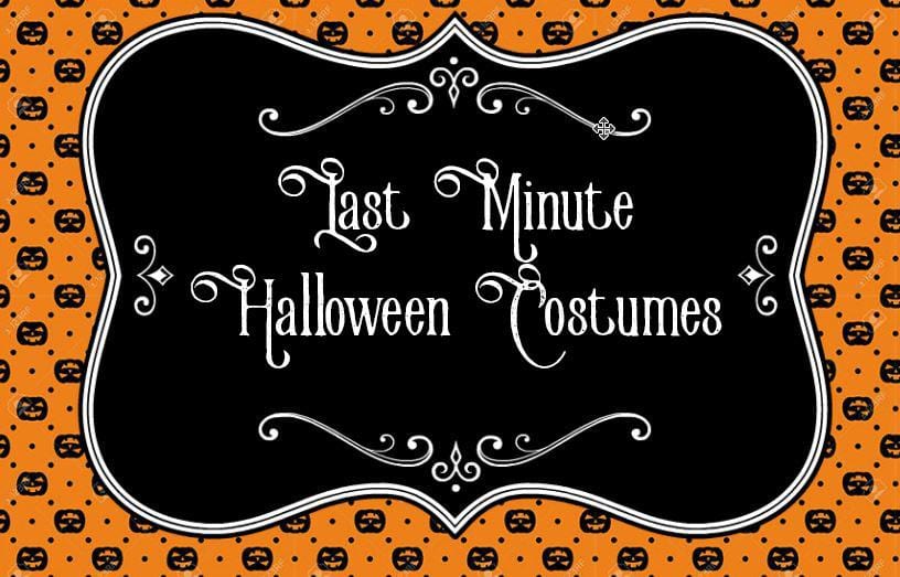 Last Minute Halloween GetUps