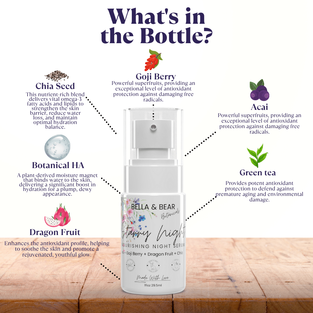 Bella and Bear Skin Care Bella & Bear Botanicals | Starry Night Nourishing Night Serum