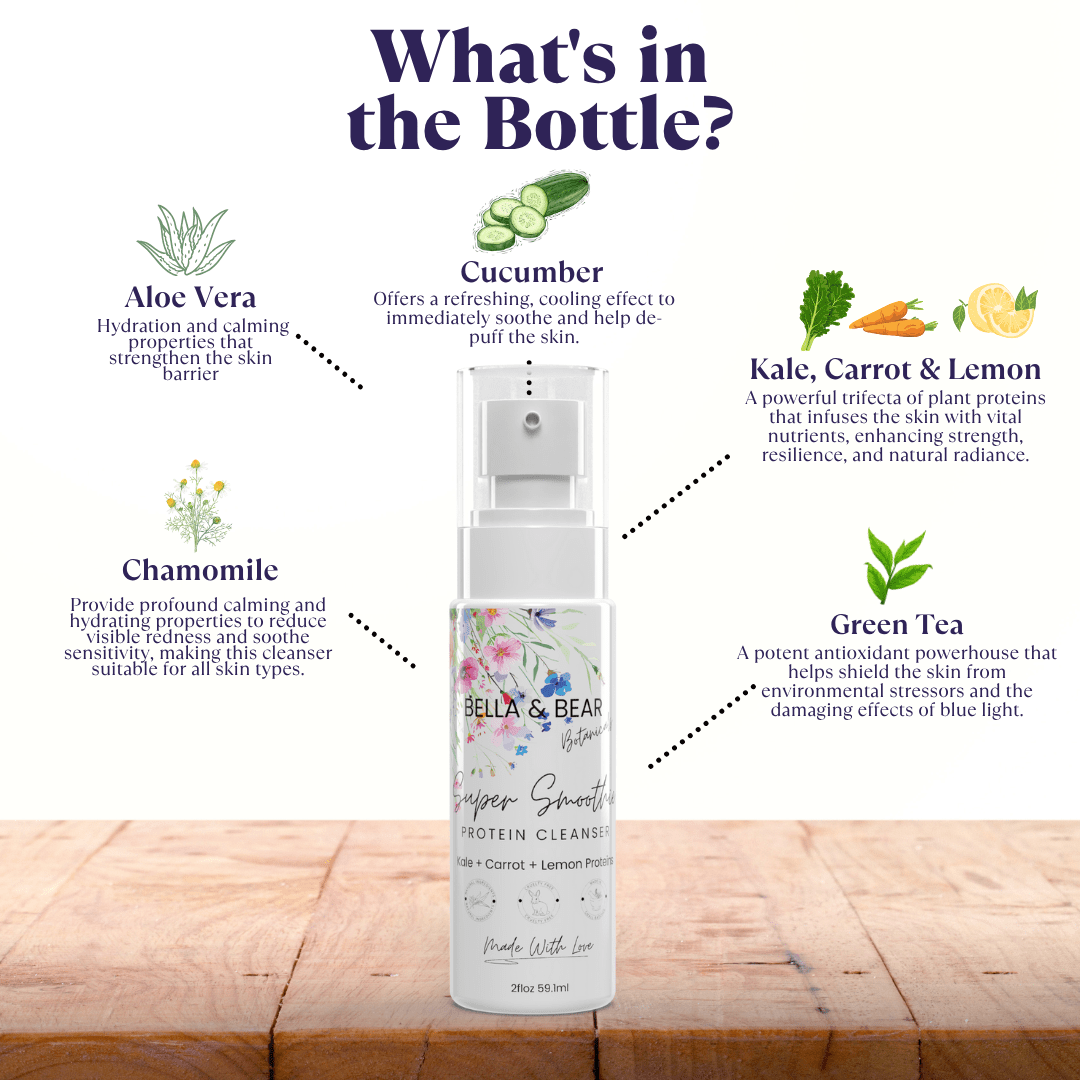 Bella and Bear Skin Care Bella & Bear Botanicals | Super Smoothie Protein Cleanser