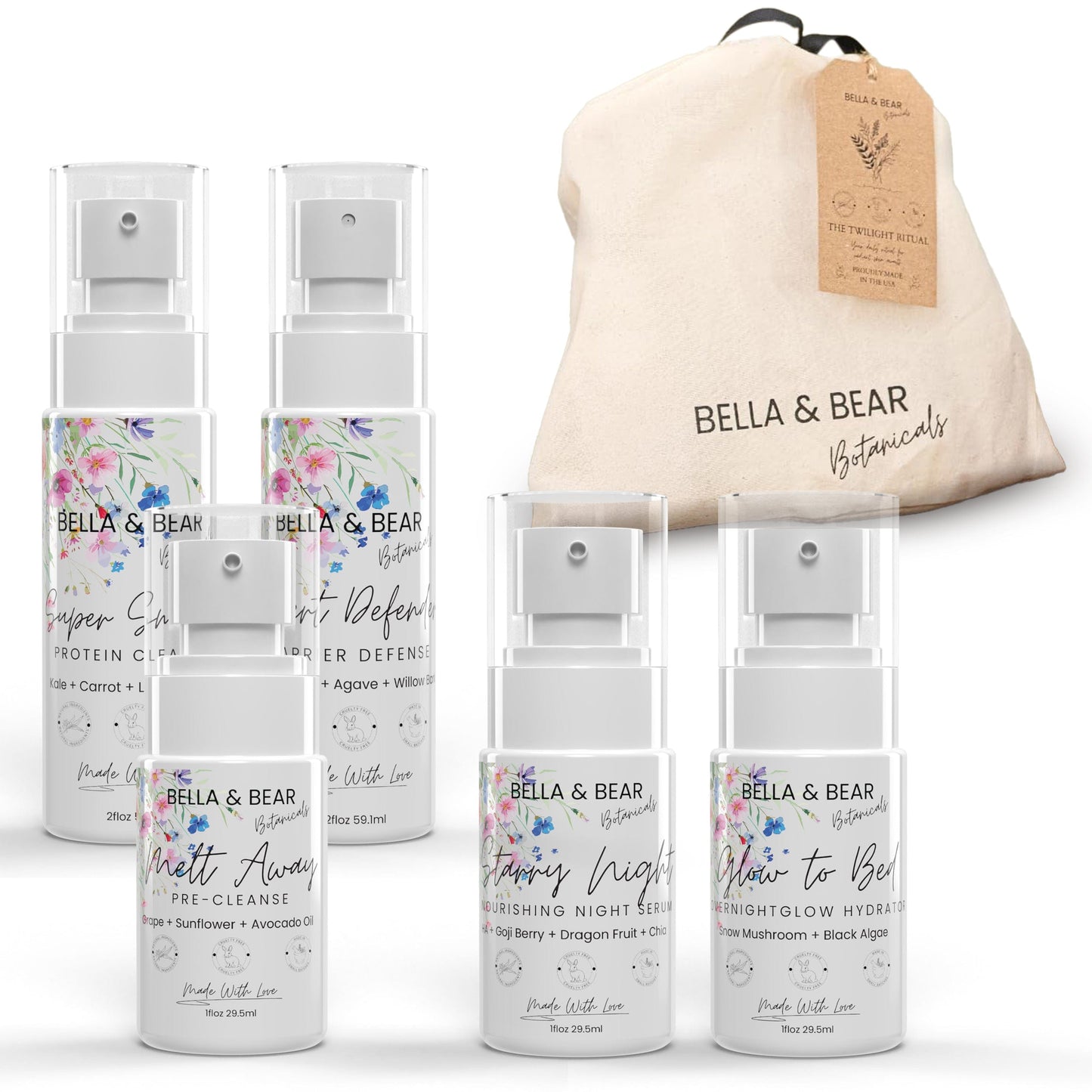 Bella and Bear Skin Care Bella & Bear Botanicals | The Twilight PM Natural Skincare Ritual