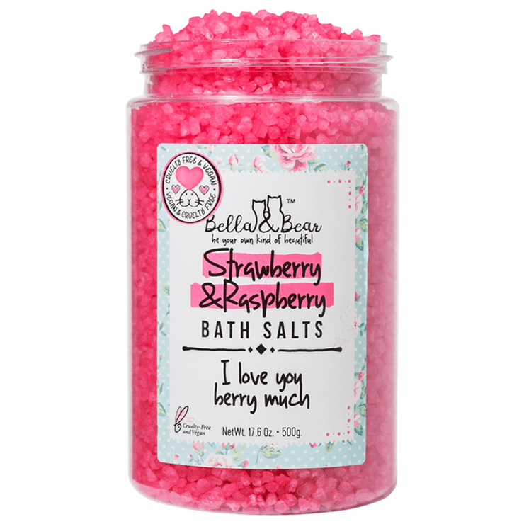 Bella and Bear Bath & Body Care Strawberry & Raspberry Bath Salts X 6 units per case