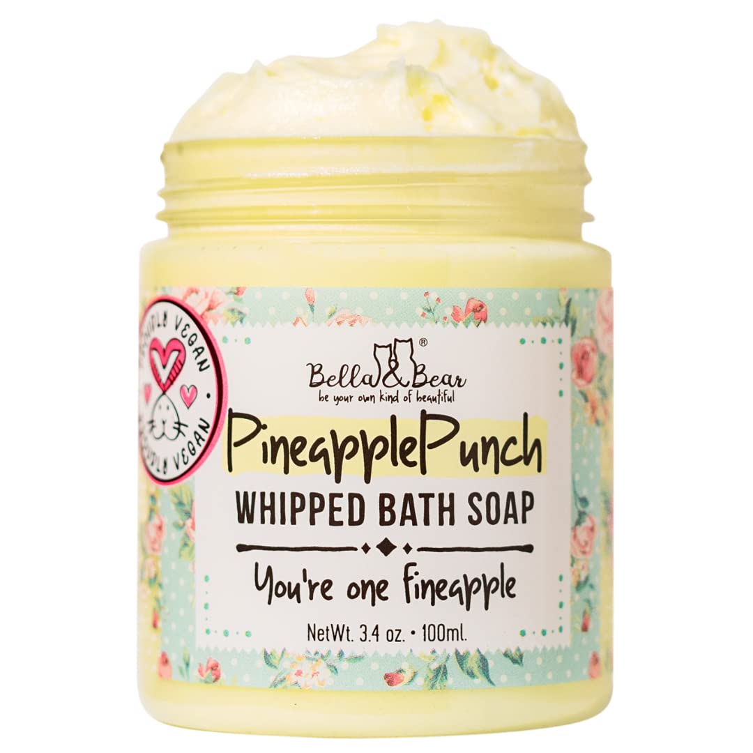 Bella and Bear Bath & Body Care Sunshine on the Go: The Mini Pineapple Punch Trio