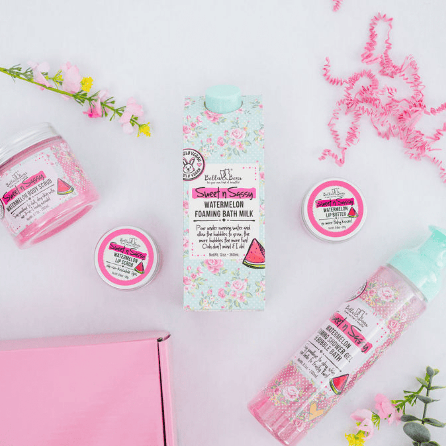 Bella and Bear Facial Care Sweet 'n' Sassy Watermelon Lip Butter