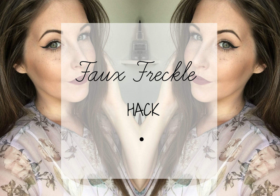 The faux freckle hack everyone is talking about
