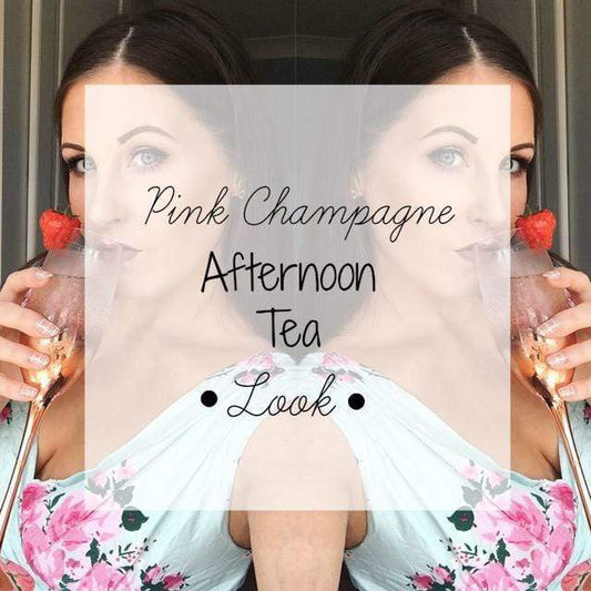 Pink Champagne Afternoon Tea Look