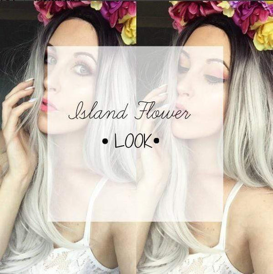Island Flower Beach Party Look