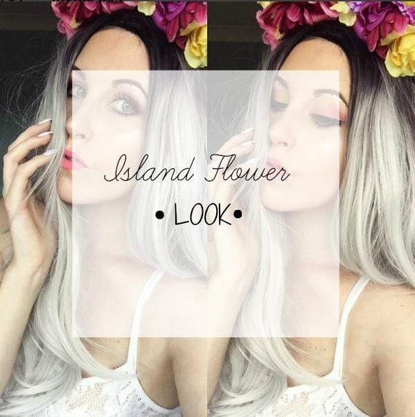 Island Flower Beach Party Look