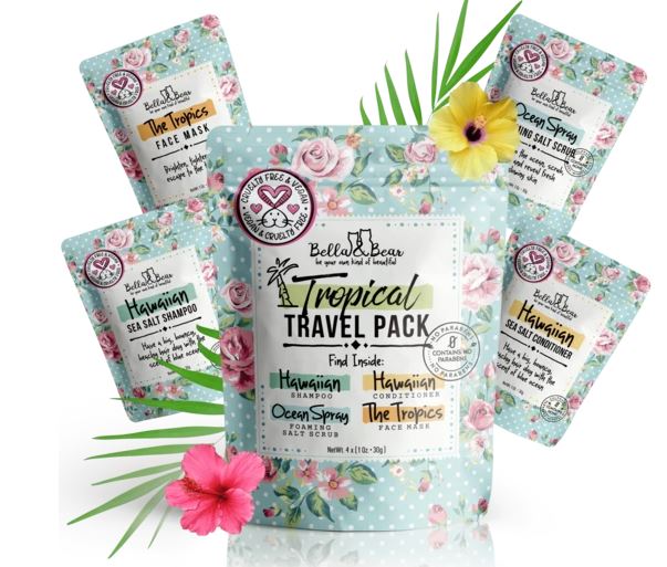 Ultimate Travel Accessory ; Bella&Bear Travel pamper pack
