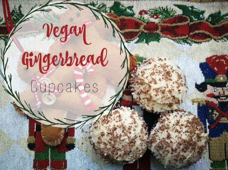 Recipe; Vegan Gingerbread cupcakes