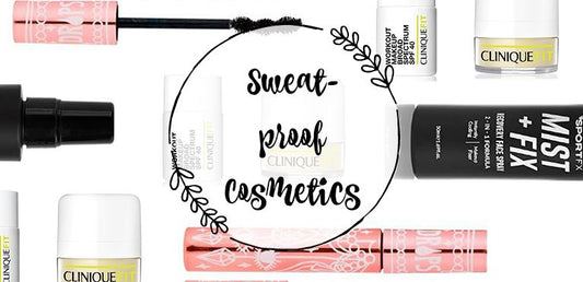Sweat proof cosmetics to make you glisten