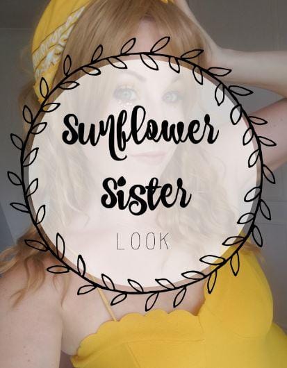 Sunflower Sister makeup
