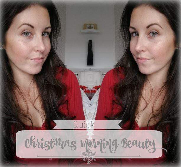 Quick Christmas Morning beauty routine