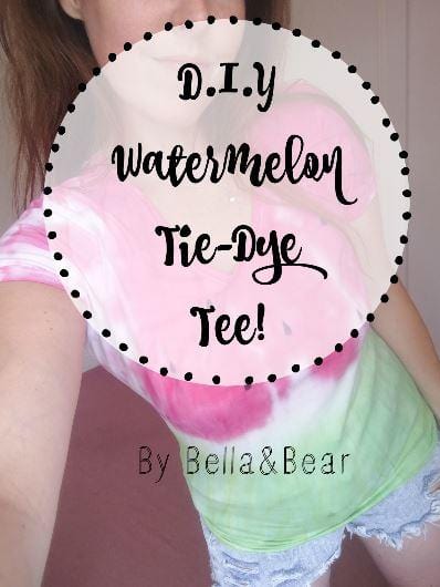 D.I.Y Watermelon Tie-Dye Tee