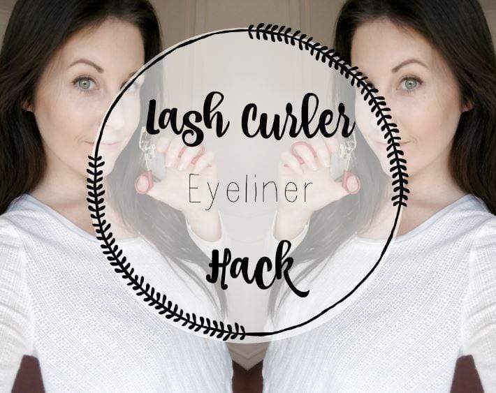 Lash Curler 'Eye liner' hack!