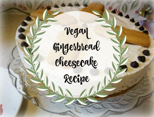 Vegan Gingerbread Cheesecake