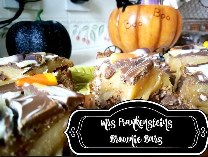 Mrs Frankensteins Brownie Bars