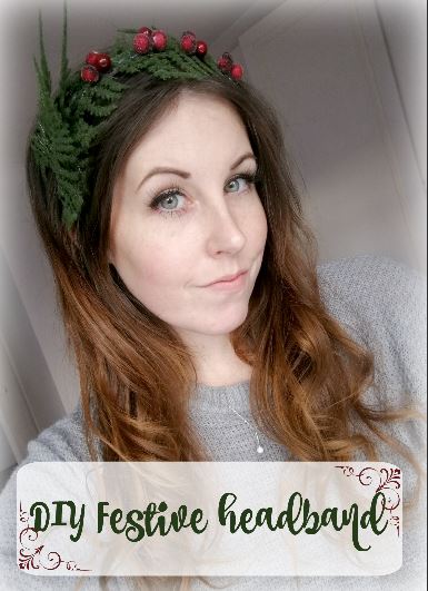 DIY Festive headband