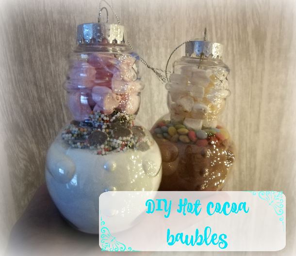 DIY Hot Chocolate baubles