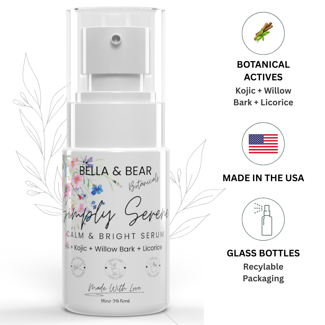 Bella and Bear Skin Care Bella & Bear Botanicals | Simply Serene Calm & Bright Serum