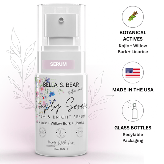 Bella and Bear Skin Care Bella & Bear Botanicals | Simply Serene Calm & Bright Serum