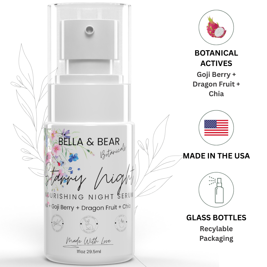 Bella and Bear Skin Care Bella & Bear Botanicals | Starry Night Nourishing Night Serum