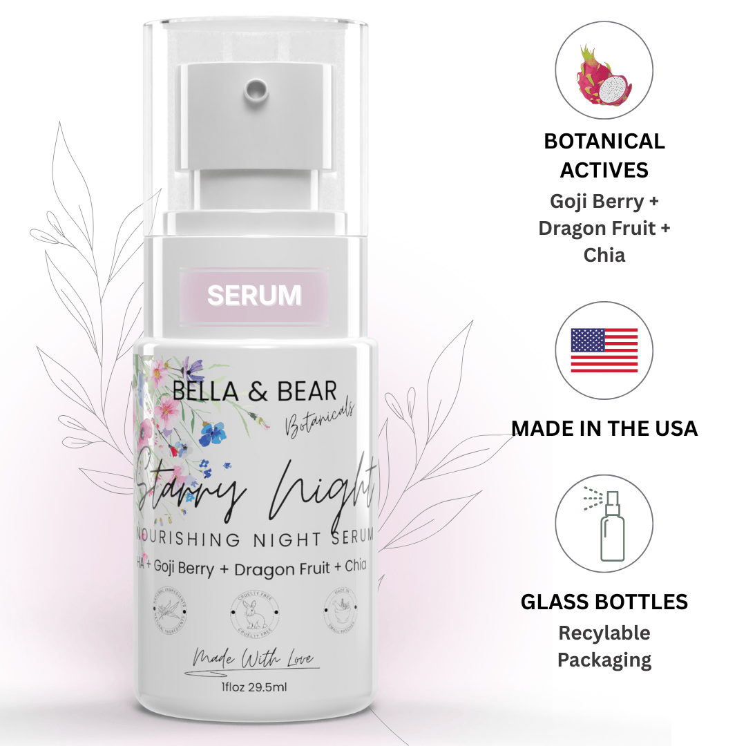 Bella and Bear Skin Care Bella & Bear Botanicals | Starry Night Nourishing Night Serum