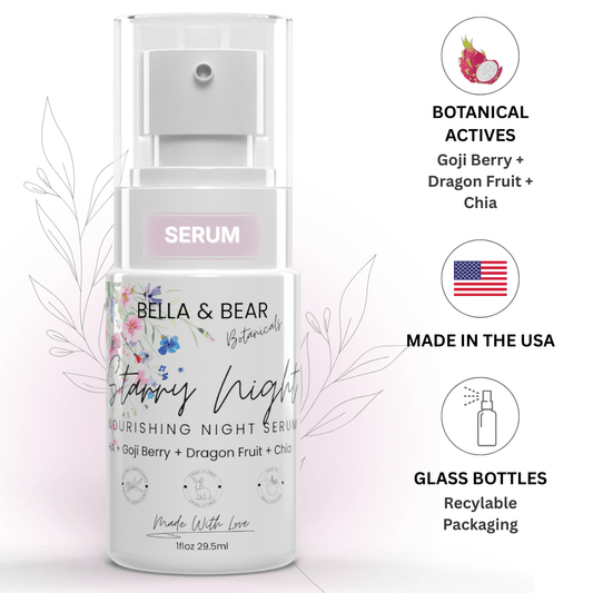 Bella and Bear Skin Care Bella & Bear Botanicals | Starry Night Nourishing Night Serum