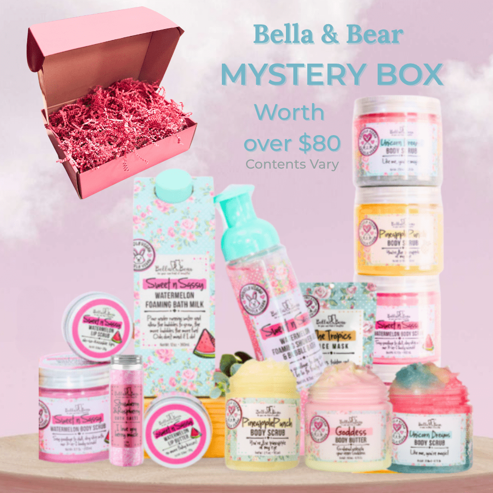 Bella and Bear Bath & Body Care Bella & Bear Mystery Box - Over $80 Value! (Full & Travel Sizes)