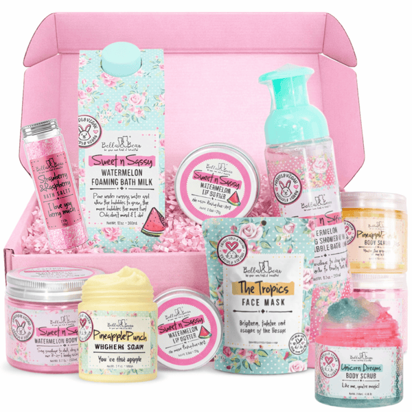Belle Soufleuir Resperia スキンケアセット Mystery Box: Surprise Self-Care Gift Set – Bella and Bear