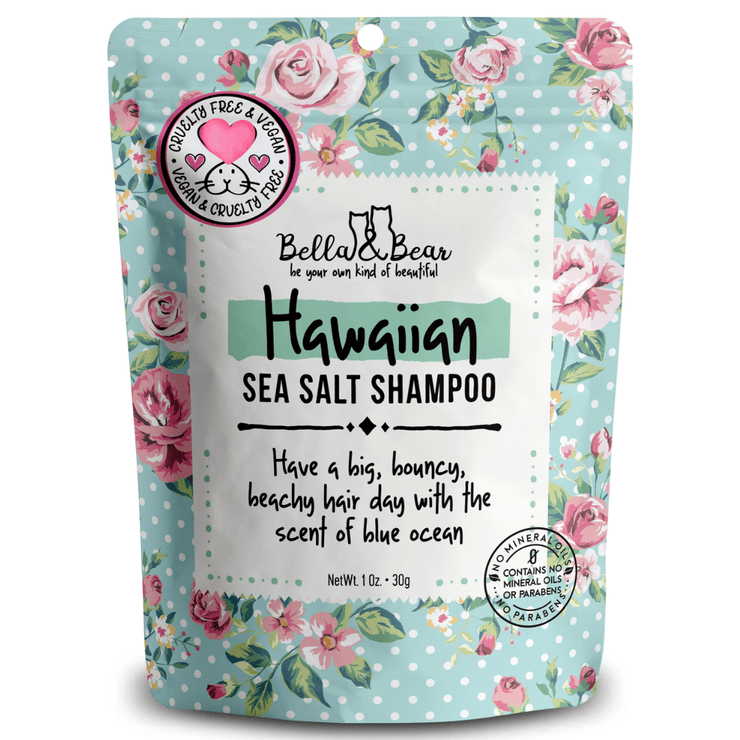 Bella and Bear Hair Care Hawaiian Sea Salt Shampoo 1oz Sachet X 24 units per case