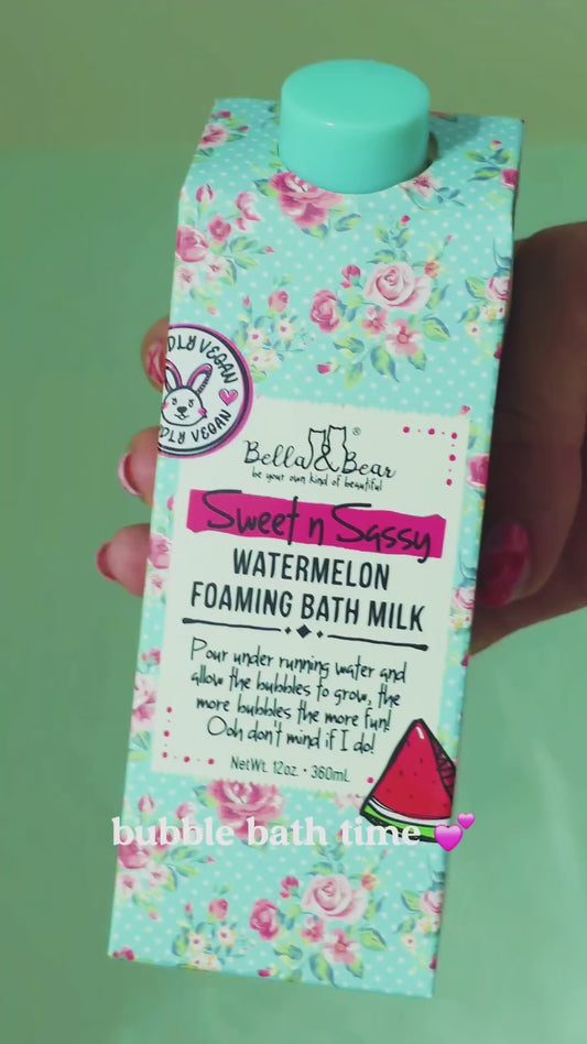 Sweet ’n’ Sassy: Foaming Bath Milk