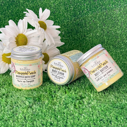 Bella and Bear Bath & Body Care Sunshine on the Go: The Mini Pineapple Punch Trio