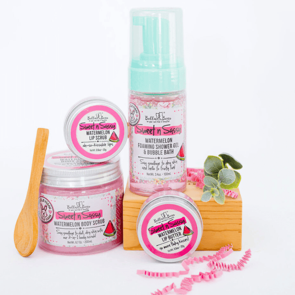 Bella and Bear Facial Care Sweet 'n' Sassy Watermelon Lip Scrub