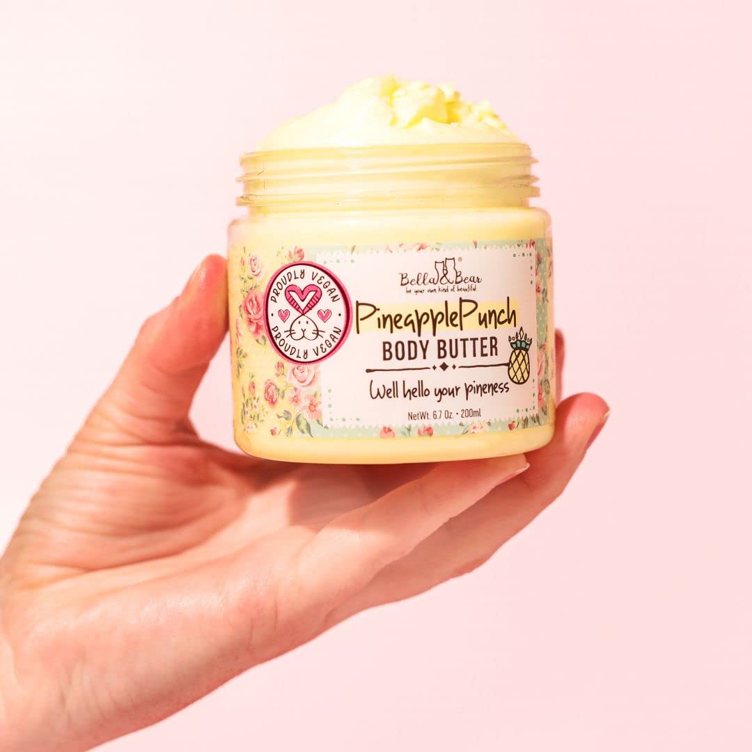 Bella and Bear Bath & Body Care Tropical Getaway: Pineapple Punch Trio