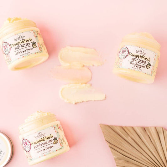 Bella and Bear Bath & Body Care Tropical Getaway: Pineapple Punch Trio