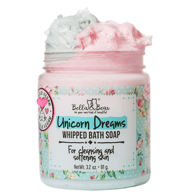 Bella and Bear Bath & Body Care Unicorn Dreams Travel Size Whipped Bath Soap & Shave Cream 3.2oz X 24 Units per case