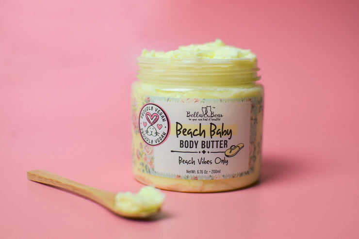 Bella and Bear Bath & Body Care Beach Baby Body Butter 6.7oz X 12