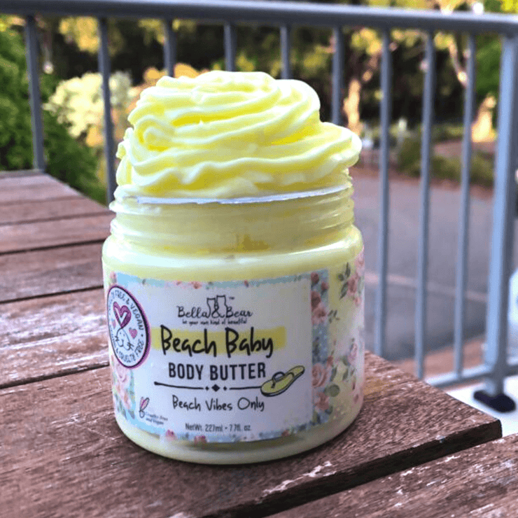 Bella and Bear Bath & Body Care Beach Baby Body Butter 6.7oz X 12