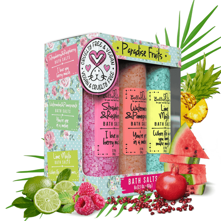 Bella and Bear Bath & Body Care Paradise Fruits Bath Salts X 12 - C